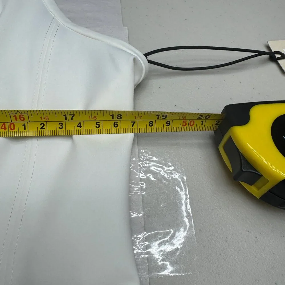 NWT Tilley Sleeveless Polo Dress Golf/Tennis Womens Large White Small Snag/Stain - Picture 11 of 13